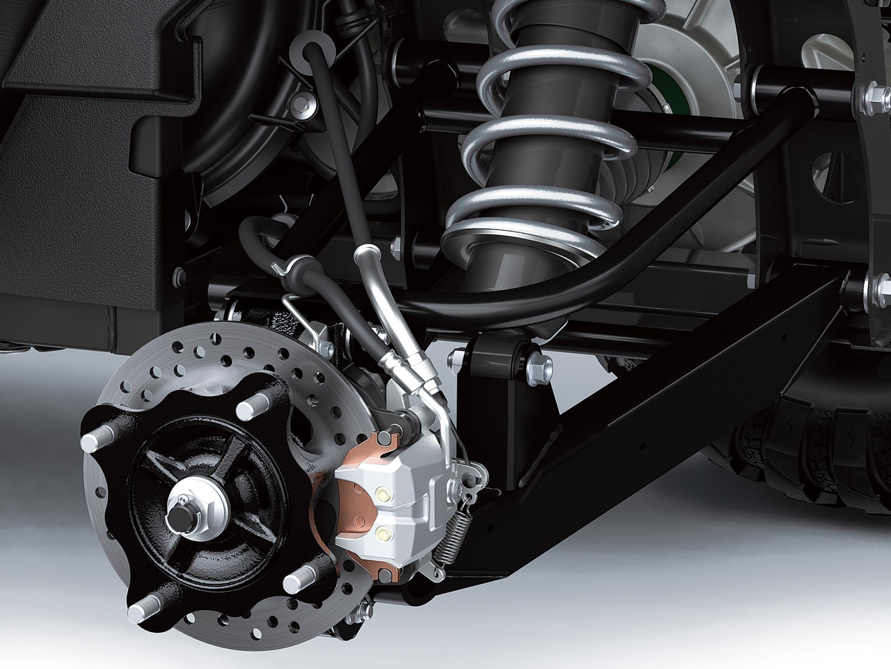 Pitkäliikkeinen kaksoistukivarsijousitus