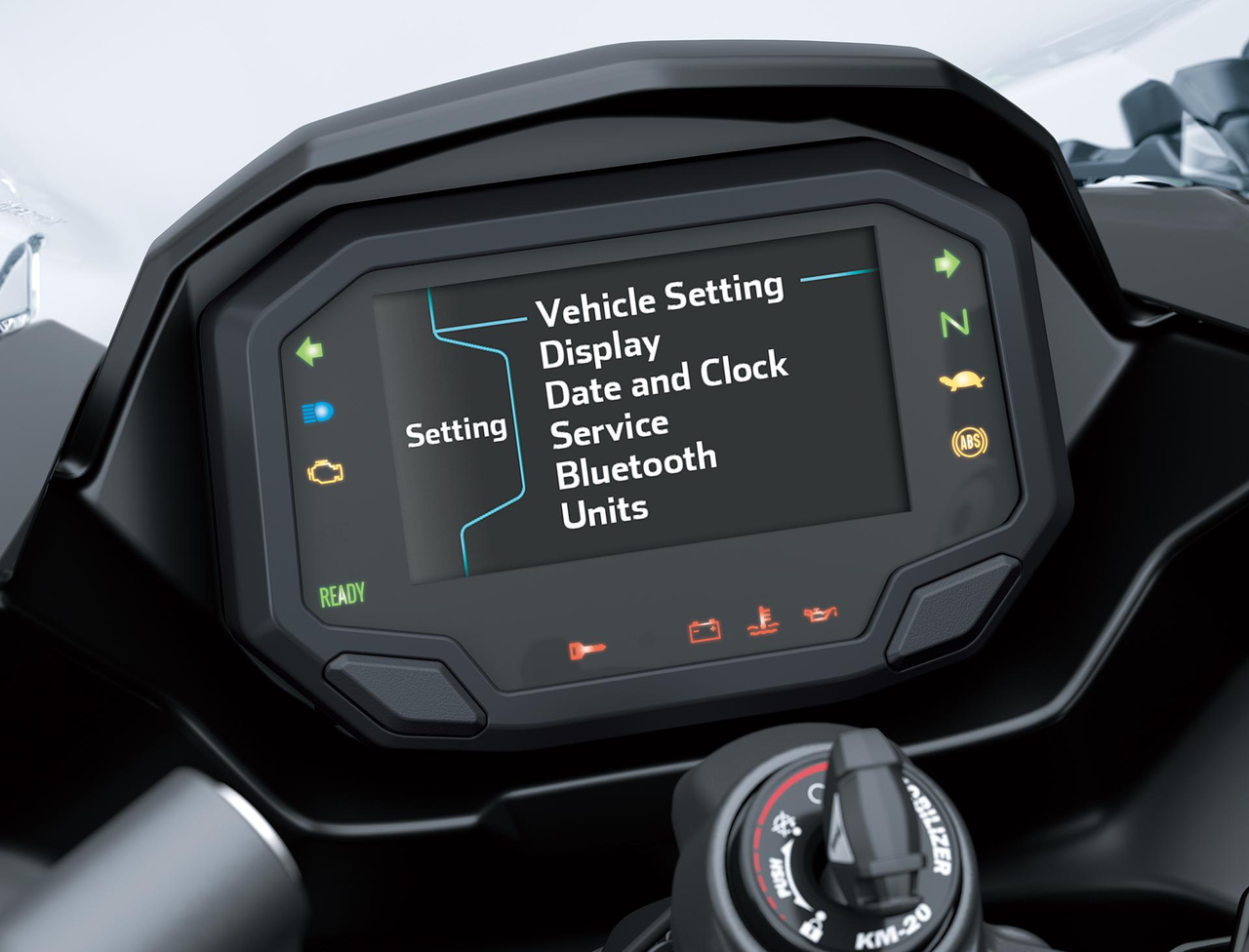 TFT-värinäyttö ja älypuhelinyhteys