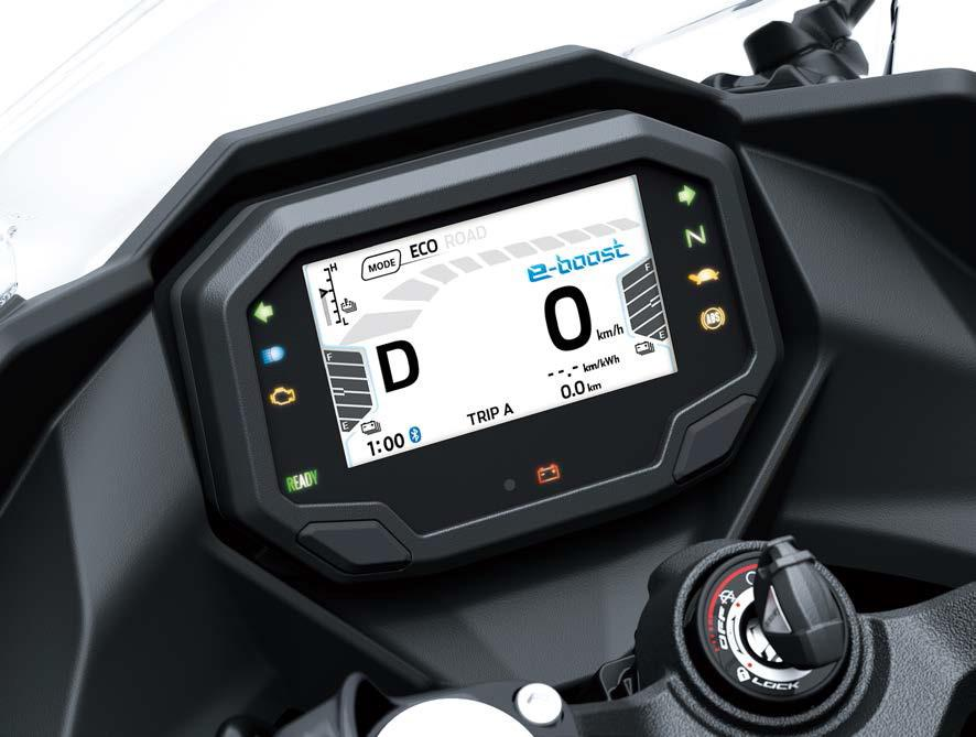 TFT-mittaristo ja älypuhelinyhteys