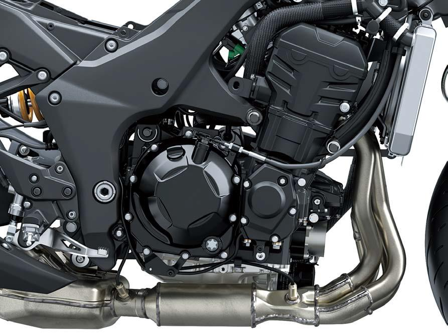 1 099 cm³ rivinelonen: kasvatettu tilavuus parempaa ala- ja keskialueen suorituskykyä varten