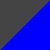 Ebony / Metallic Surf Blue
