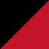 Ebony / Neon Red