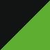 Ebony / Candy Lime Green